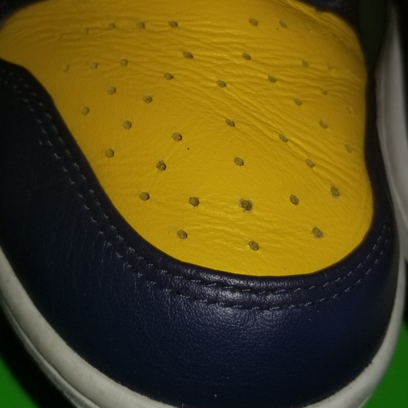 Sacai x Nikelab Dunk Lux "Varsity Maze Navy" aka Michigan - Picture 6 of 13